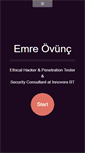 Mobile Screenshot of emreovunc.com