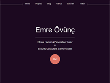 Tablet Screenshot of emreovunc.com